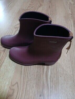 Aigle Ankle Waterproof Rain Boots Sz:35